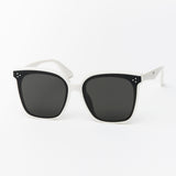 Dom Sunglasses White/Smoke Lens