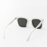 Dom Sunglasses White/Smoke Lens