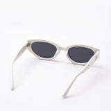 Rodney Sunglasses White/Smoke Lens