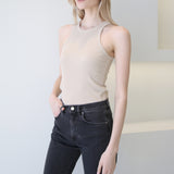 Toteme Curved Rib Tank Butter Milk