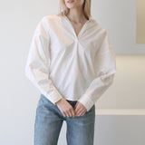 Toteme Cotton Poplin Shirt White