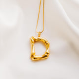 Vintage Oversized Alphabet Necklace