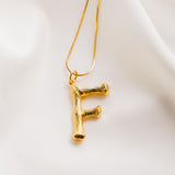 Vintage Oversized Alphabet Necklace