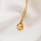 Vintage Mini Alphabet Necklace