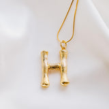 Vintage Oversized Alphabet Necklace