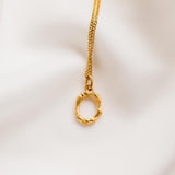 Vintage Mini Alphabet Necklace