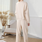 Weiner Dog Sweatshirt Creamy Beige