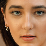 Knotted Gold Earrings - Ella
