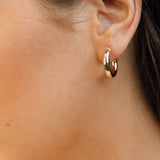 Small Gold Hoop Earrings - Candice