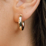Small Gold Hoop Earrings - Candice