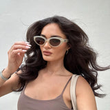 Rodney Sunglasses Translucent Beige/Chai Lens