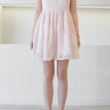 Pink Floral Mini Dress