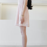 Pink Floral Mini Dress