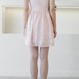Pink Floral Mini Dress