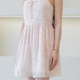 Pink Floral Mini Dress