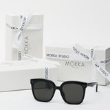 Dom Sunglasses Black/Smoke Lens
