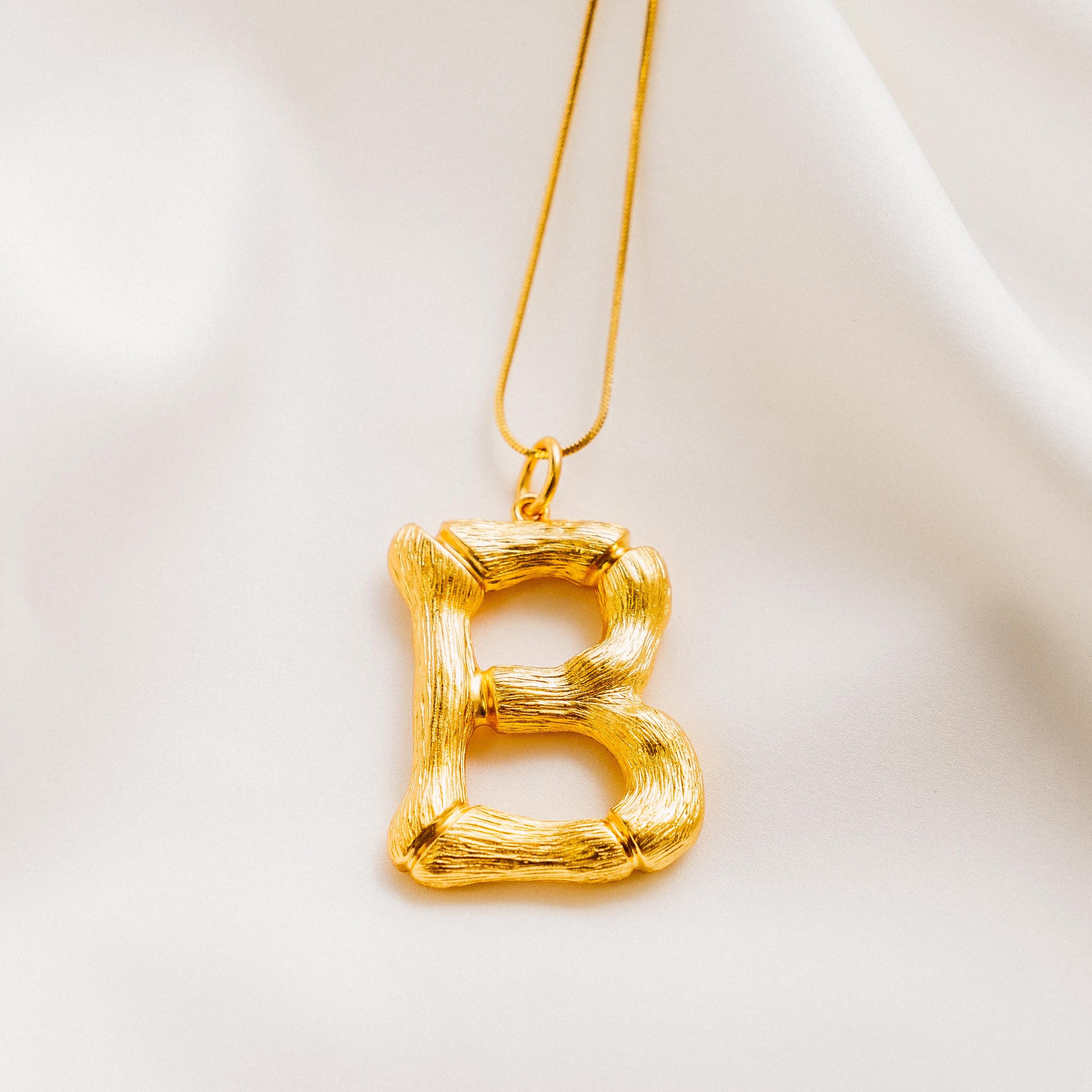 Vintage Oversized Alphabet Necklace