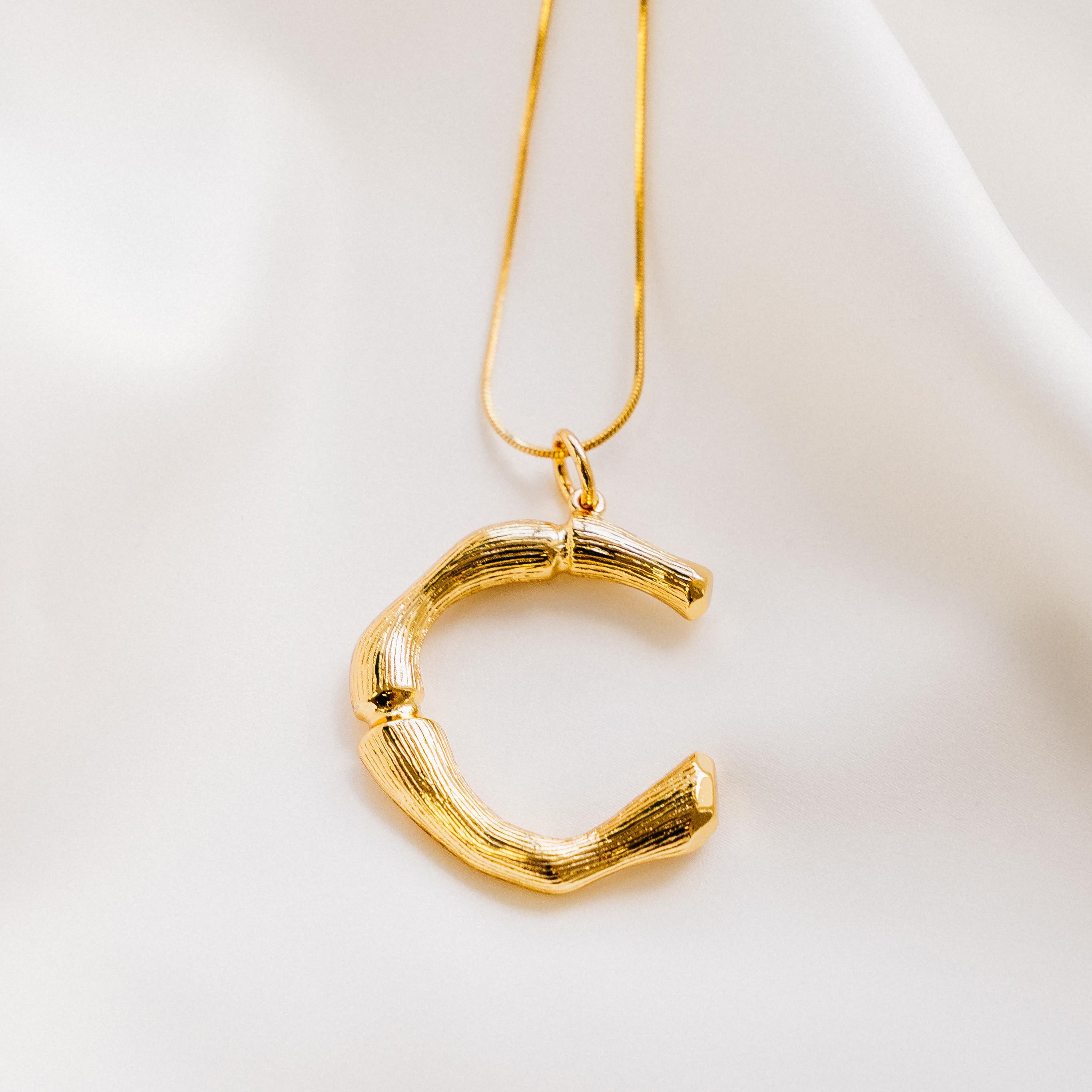 Vintage Oversized Alphabet Necklace