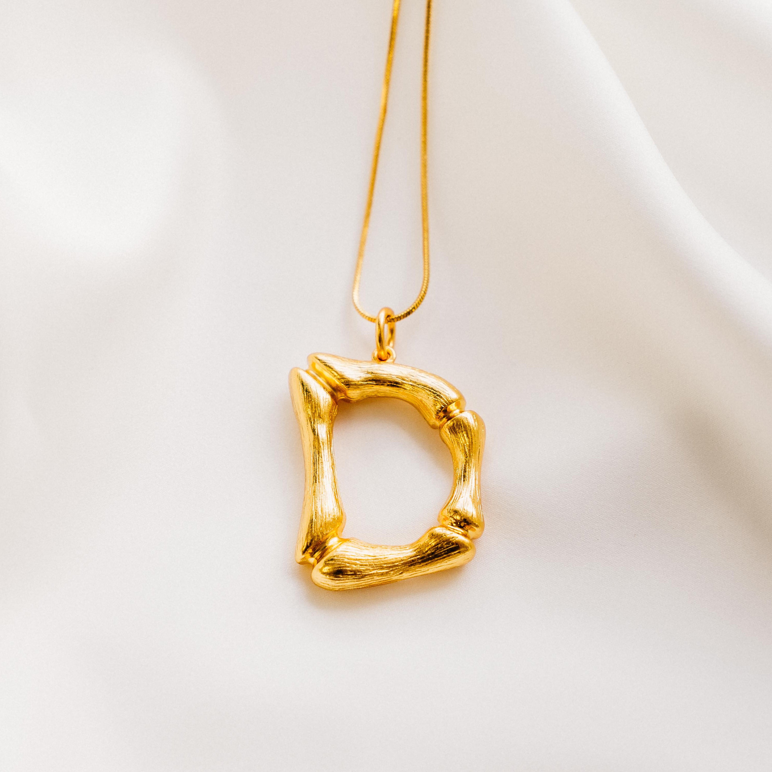 Vintage Oversized Alphabet Necklace