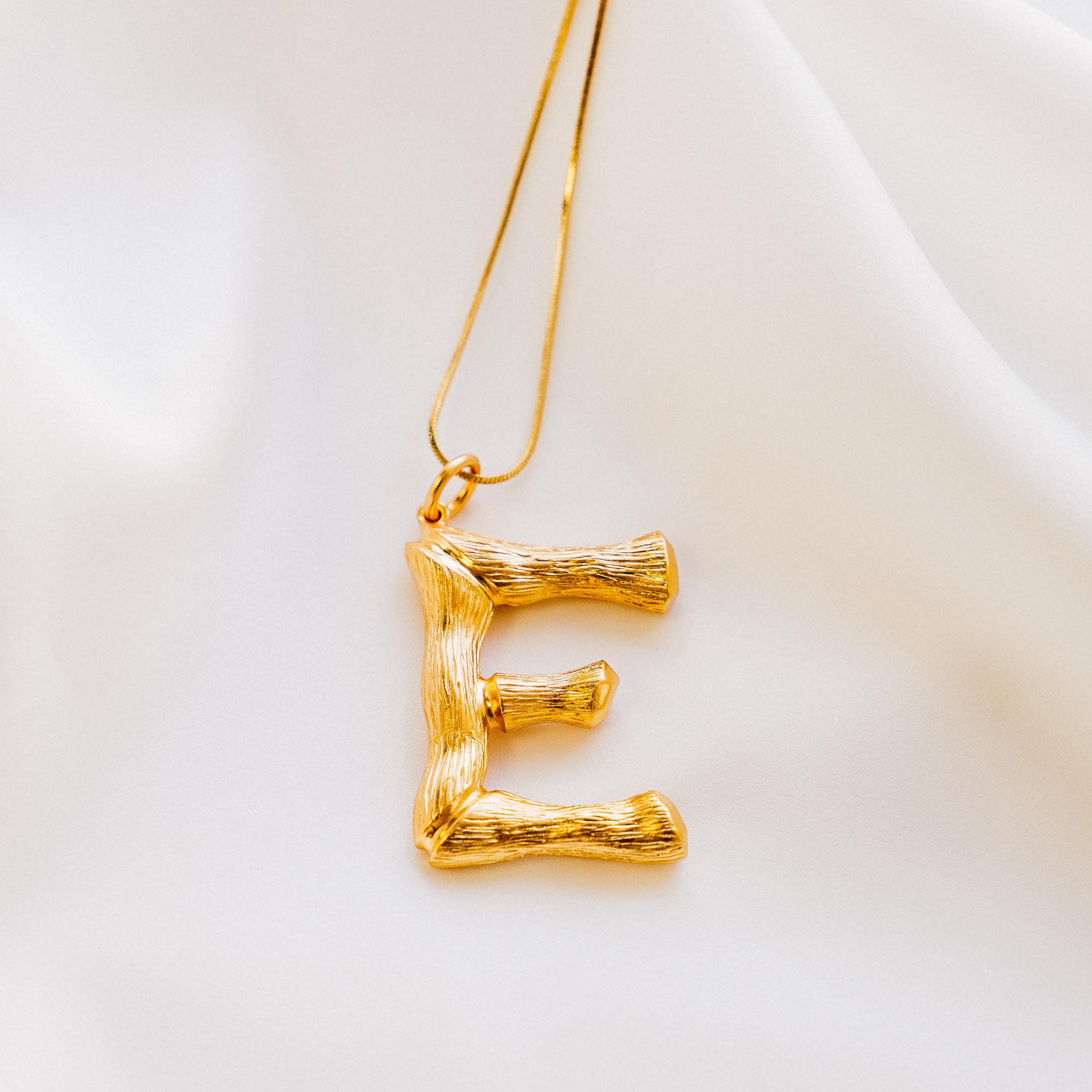 Vintage Oversized Alphabet Necklace