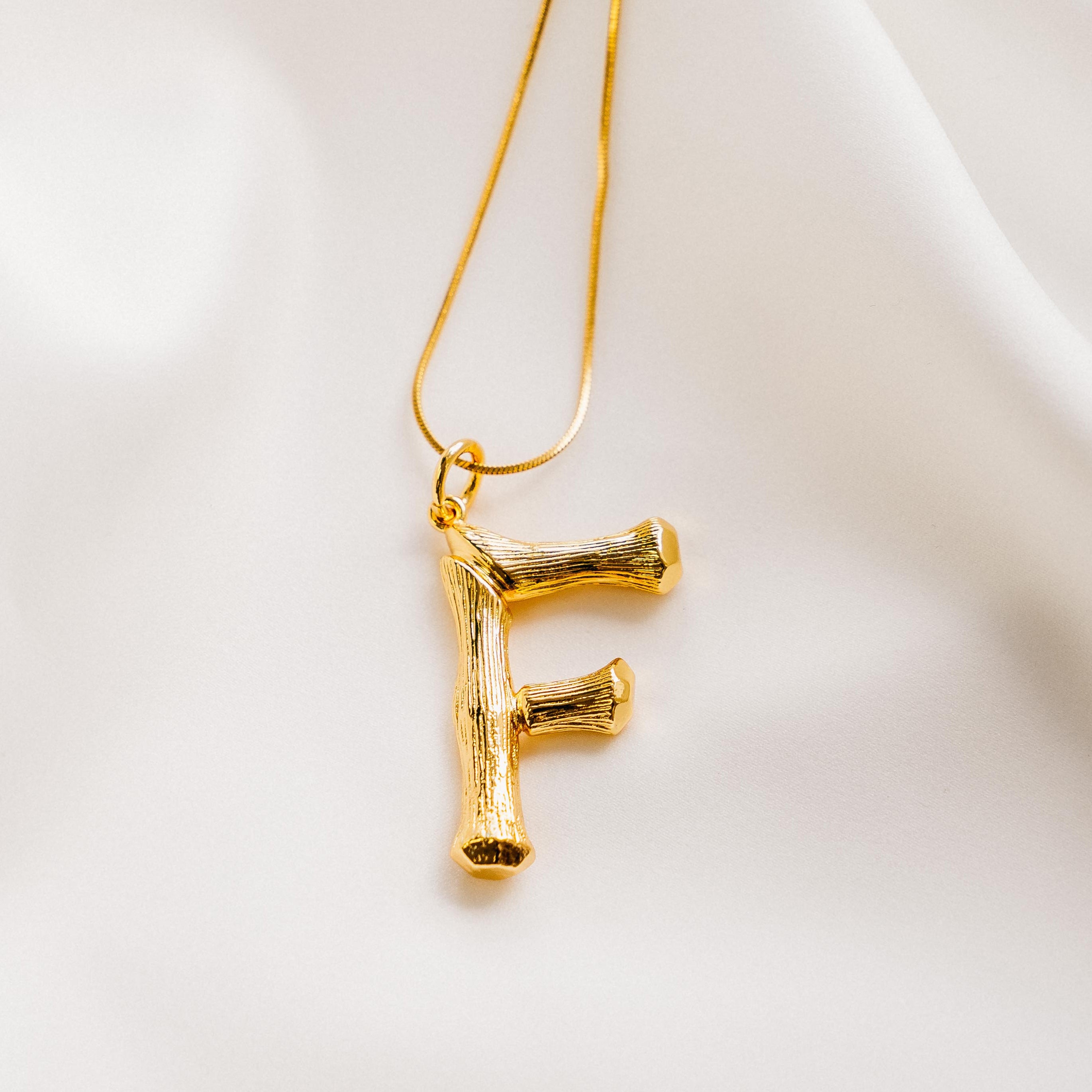 Vintage Oversized Alphabet Necklace
