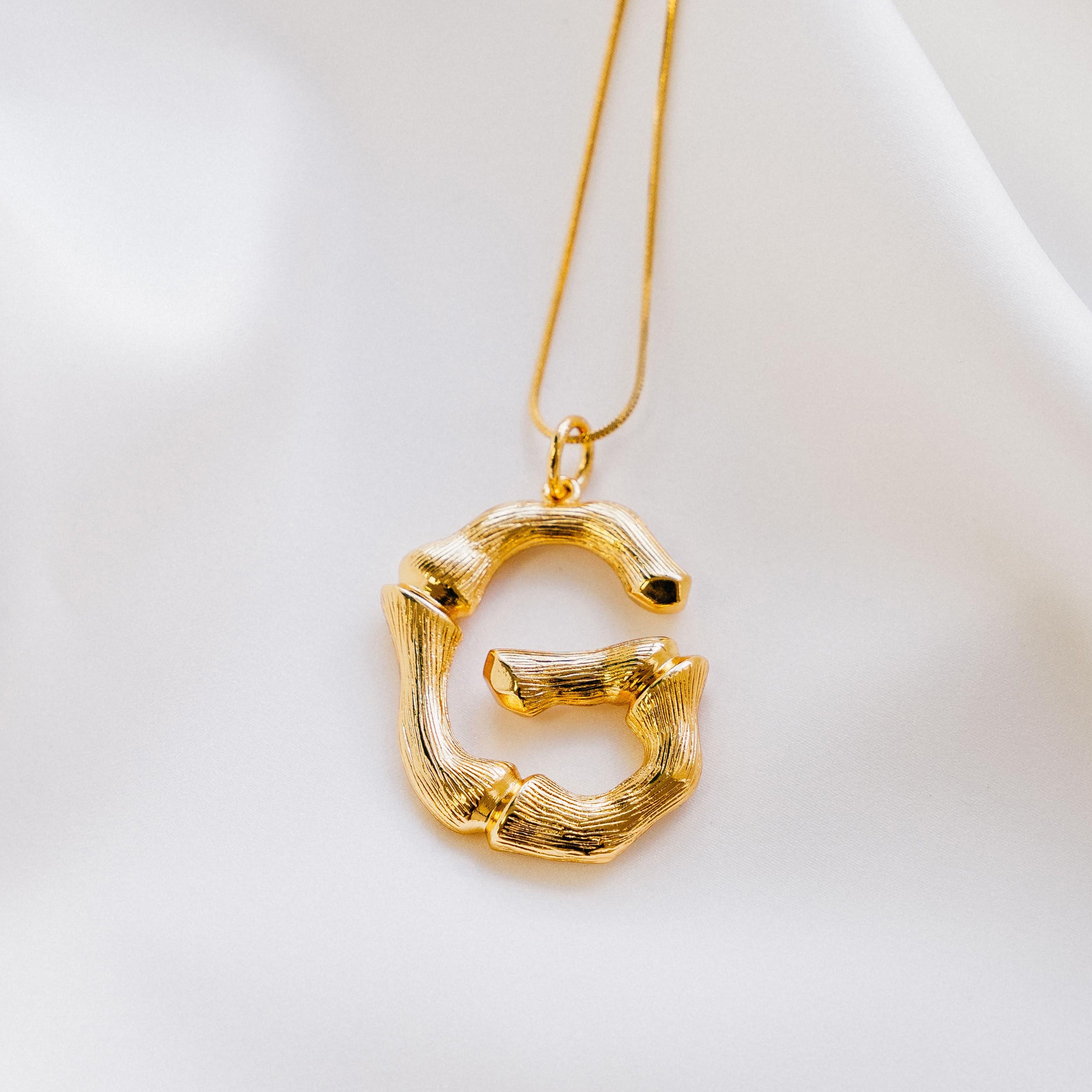 Vintage Oversized Alphabet Necklace