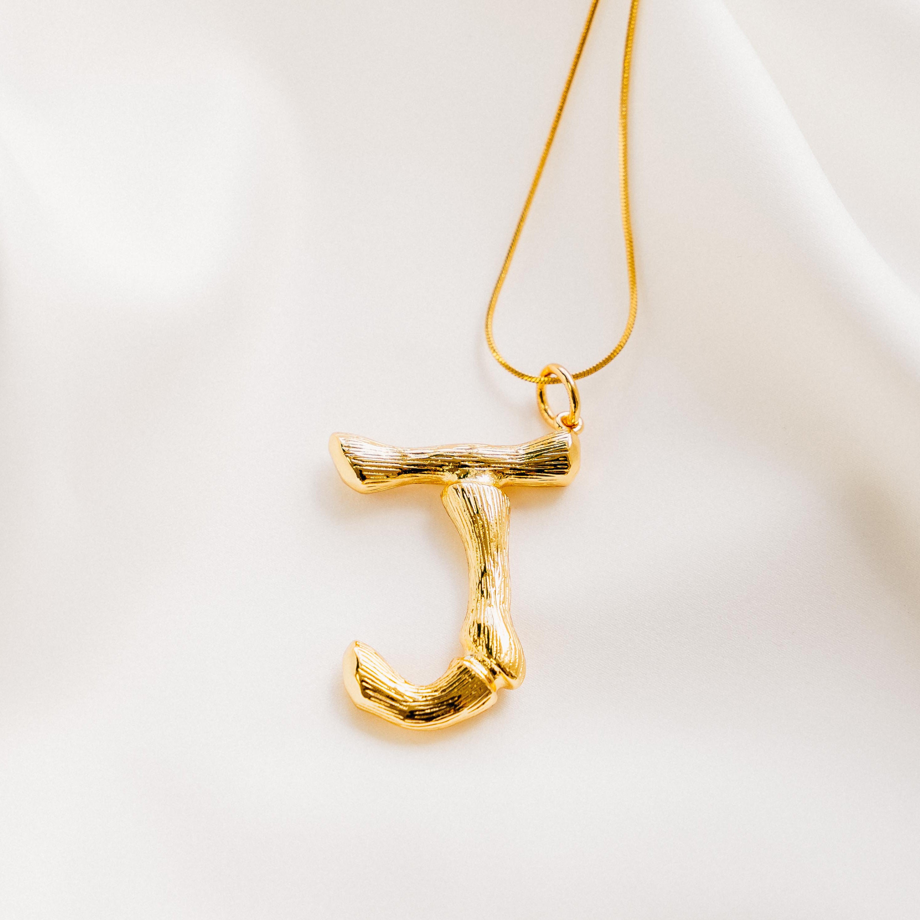 Vintage Oversized Alphabet Necklace