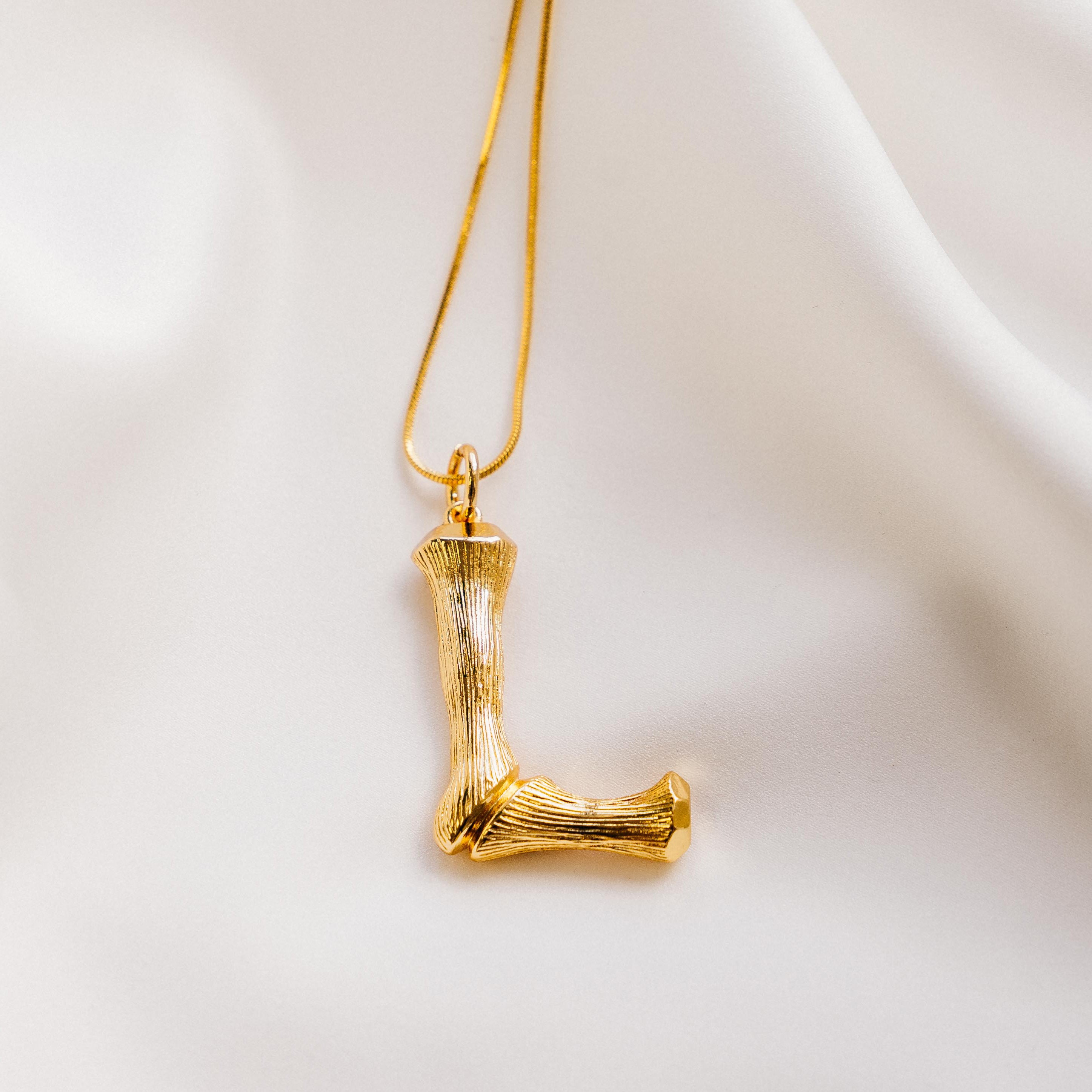 Vintage Oversized Alphabet Necklace