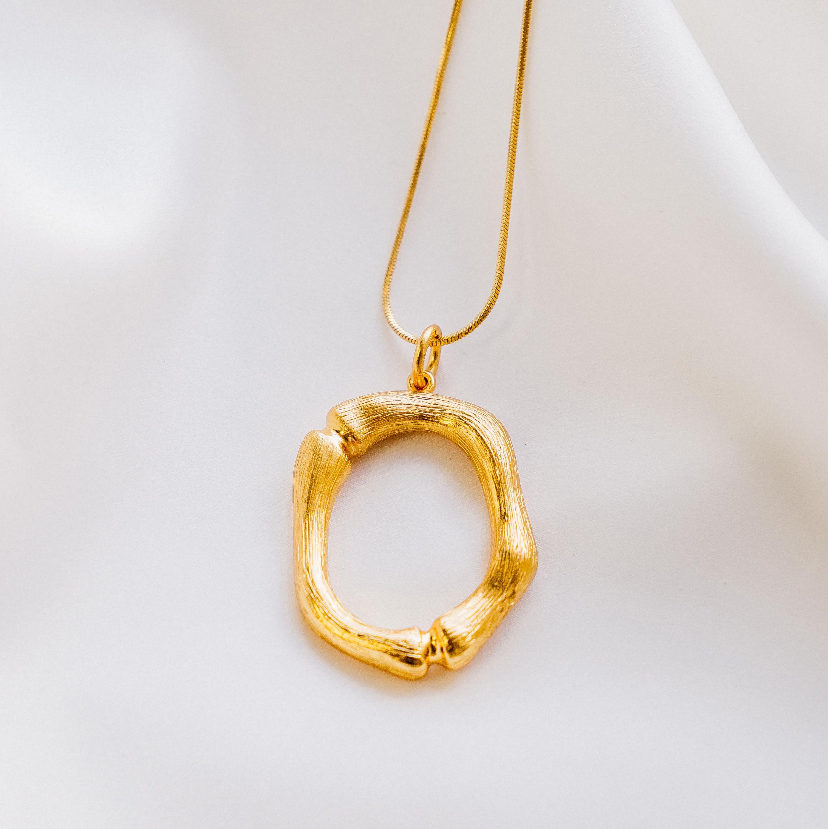 Vintage Oversized Alphabet Necklace