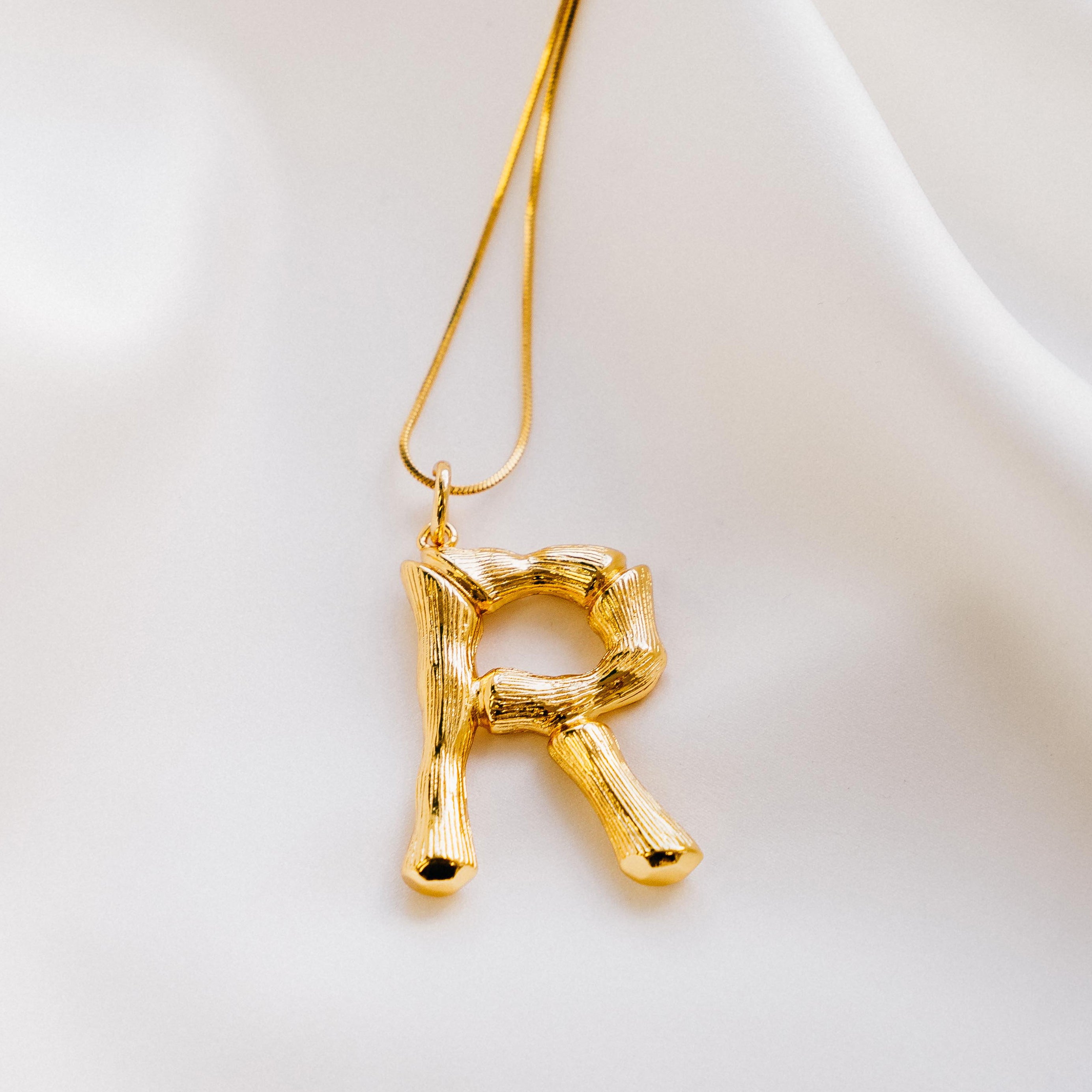 Vintage Oversized Alphabet Necklace