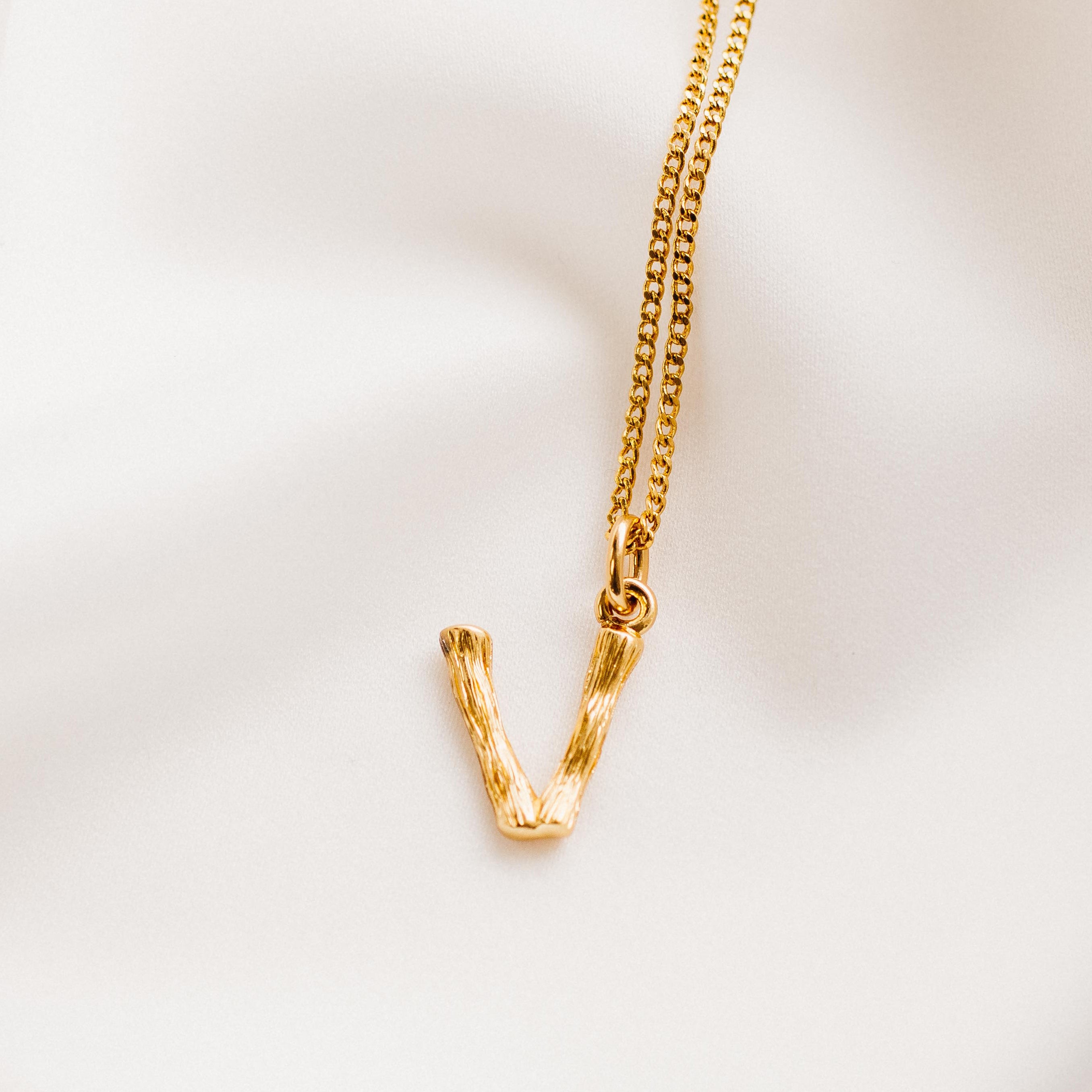 Vintage Mini Alphabet Necklace