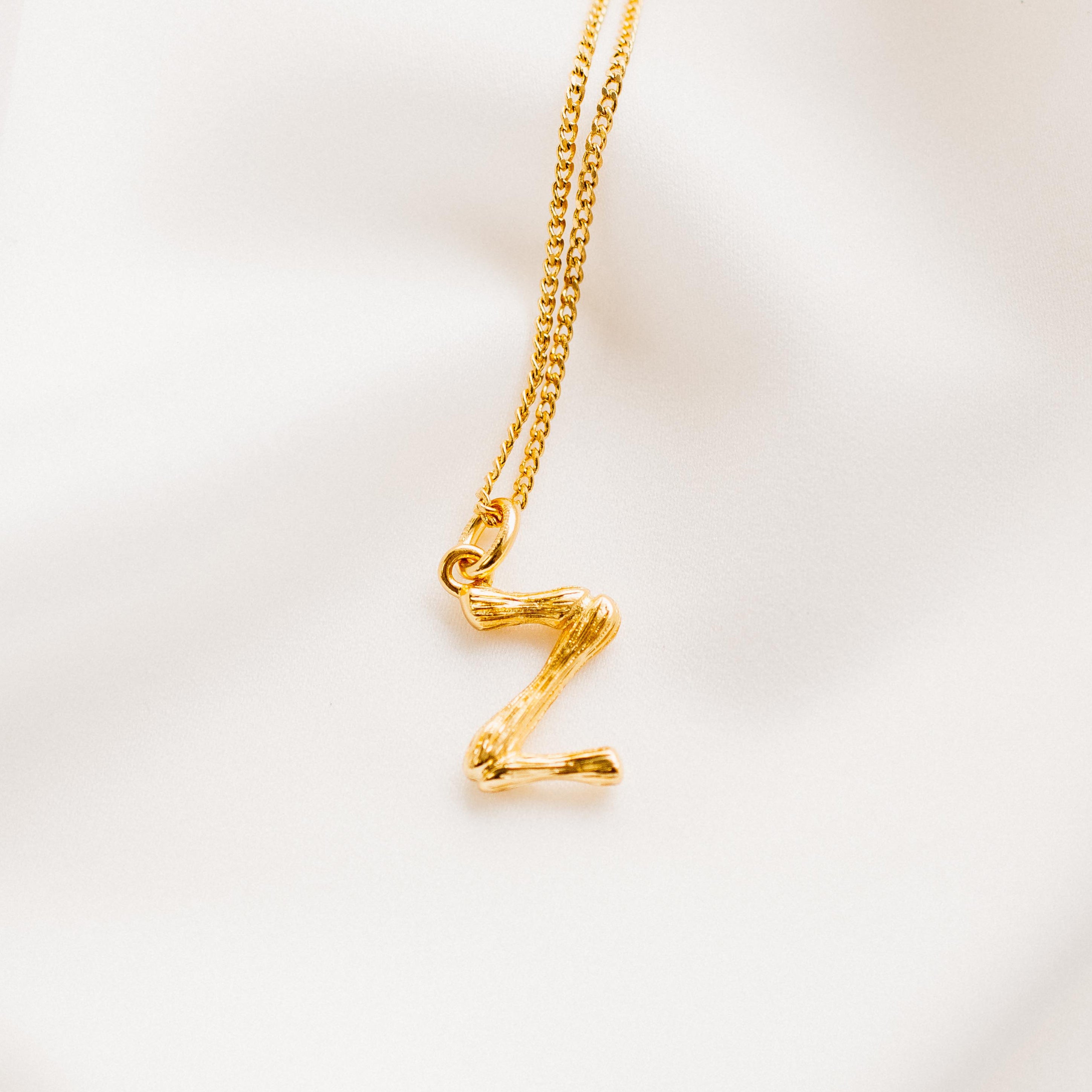 Vintage Mini Alphabet Necklace